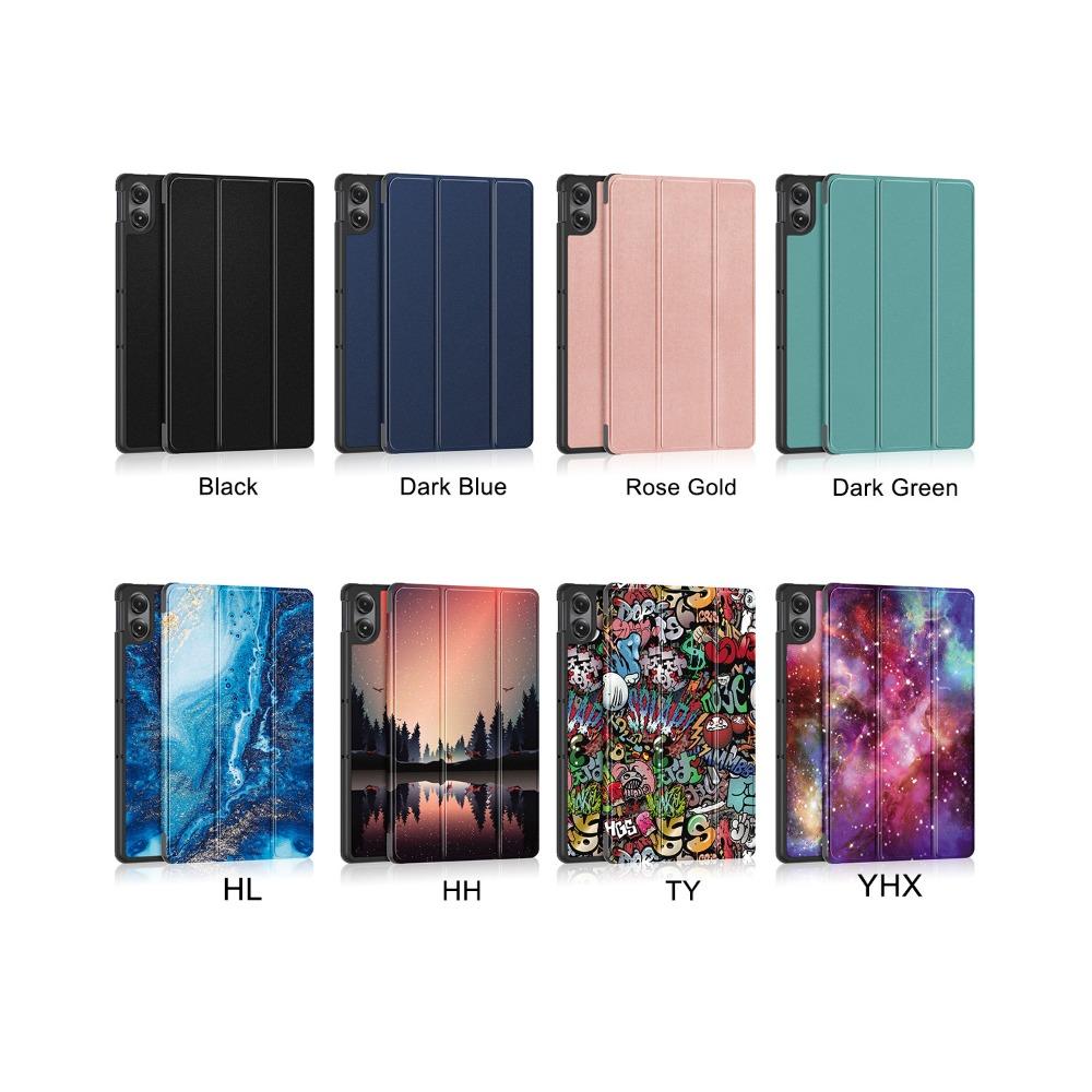 Case For Xiaomi Redmi Pad 2 Pro 12.1 Inch 2025 Leather Triple Fold Magnetic Cover Funda For POCO Pad M1 12.1" With Auto Sleep