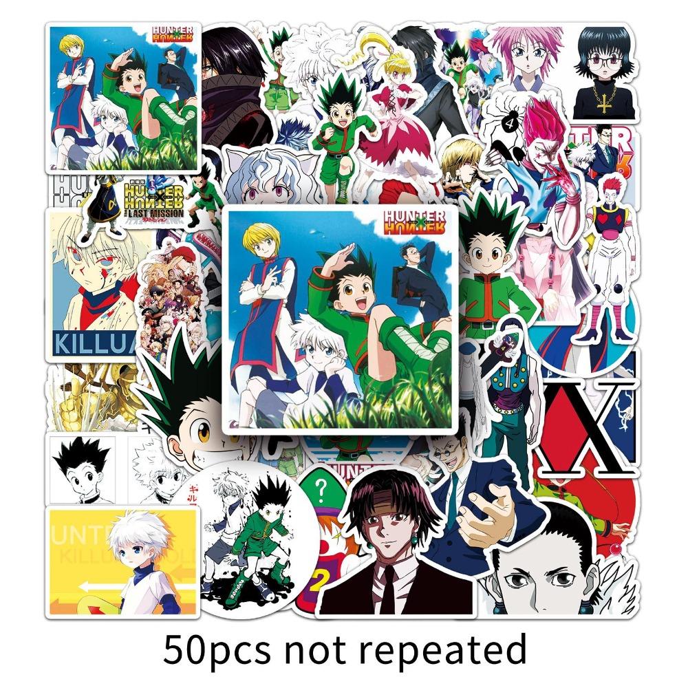 50pcs Waterproof Anime Hunter X Hunter Gon·Freecss Kawaii Stickers Japanese Manga Cartoon Decorations Trendy Gift