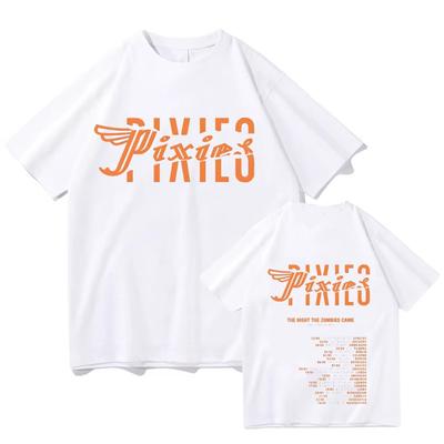 Pixies Band-T-Shirt „The Night The Zombies Came 2025“ – Pixies Band-T-Shirts für Damen und Herren, Kurzarm, Oversized-Tops, T-Shirts