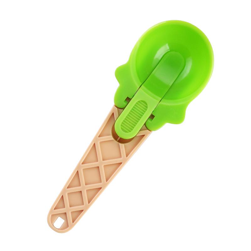 

Ice Cream Scoop with Trigger, Ice Cream Ball Digging Scoop, One Push Release for Perfect Scooping, Professional Ice Cream Scooper for Gelato, Sorbet 1pc зелёный
