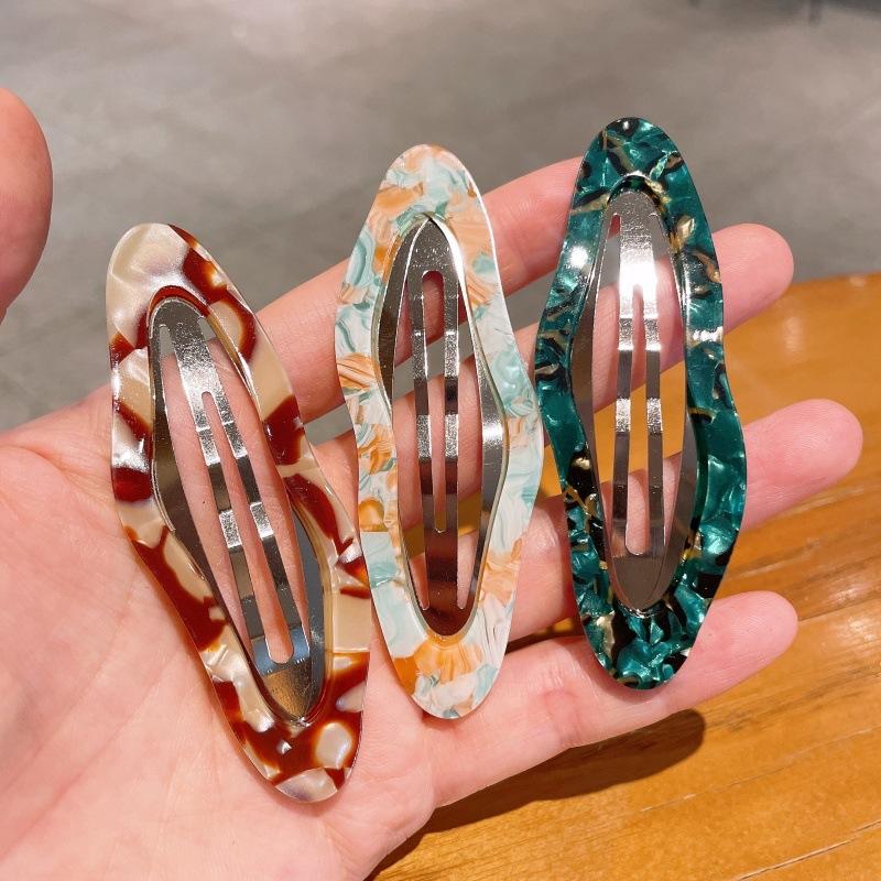 New Vintage Geometric Cloud Side Bangs Hairpins BB Clip Sweet Make Up Hair Clips Barrettes Headwear Girls Women Hair Accessories