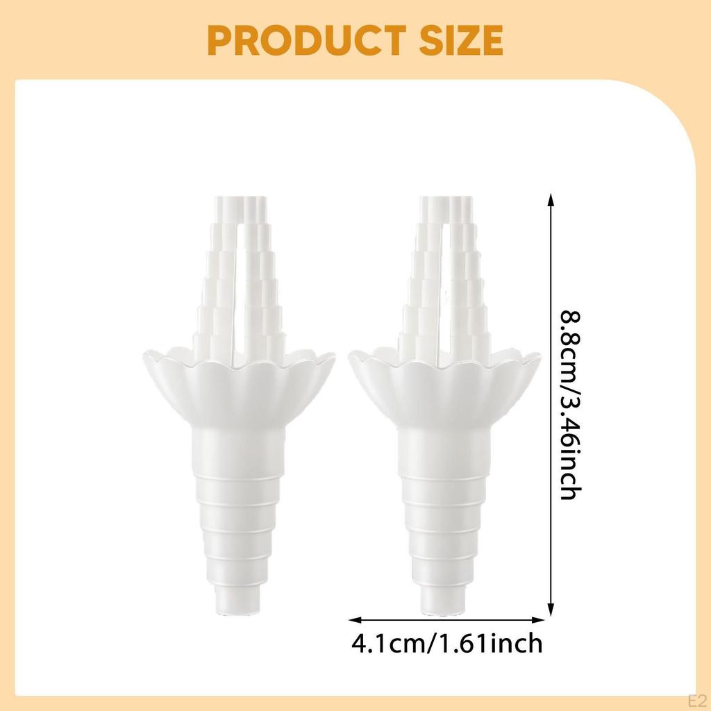 2 Stück Universal Flaschenentleerungsset Transferverbinder Leichtgewicht Küche Mehrzweck Seife Shampoo