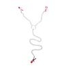 Breast Nipple Adjustable 3 Clamps W Chain Clip Clamp Bondage Metal Sex Toy