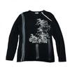 Unisex Winter Knit Sweater With Graphic Print Loose Fit Street Style Long Sleeve Pullover Teens