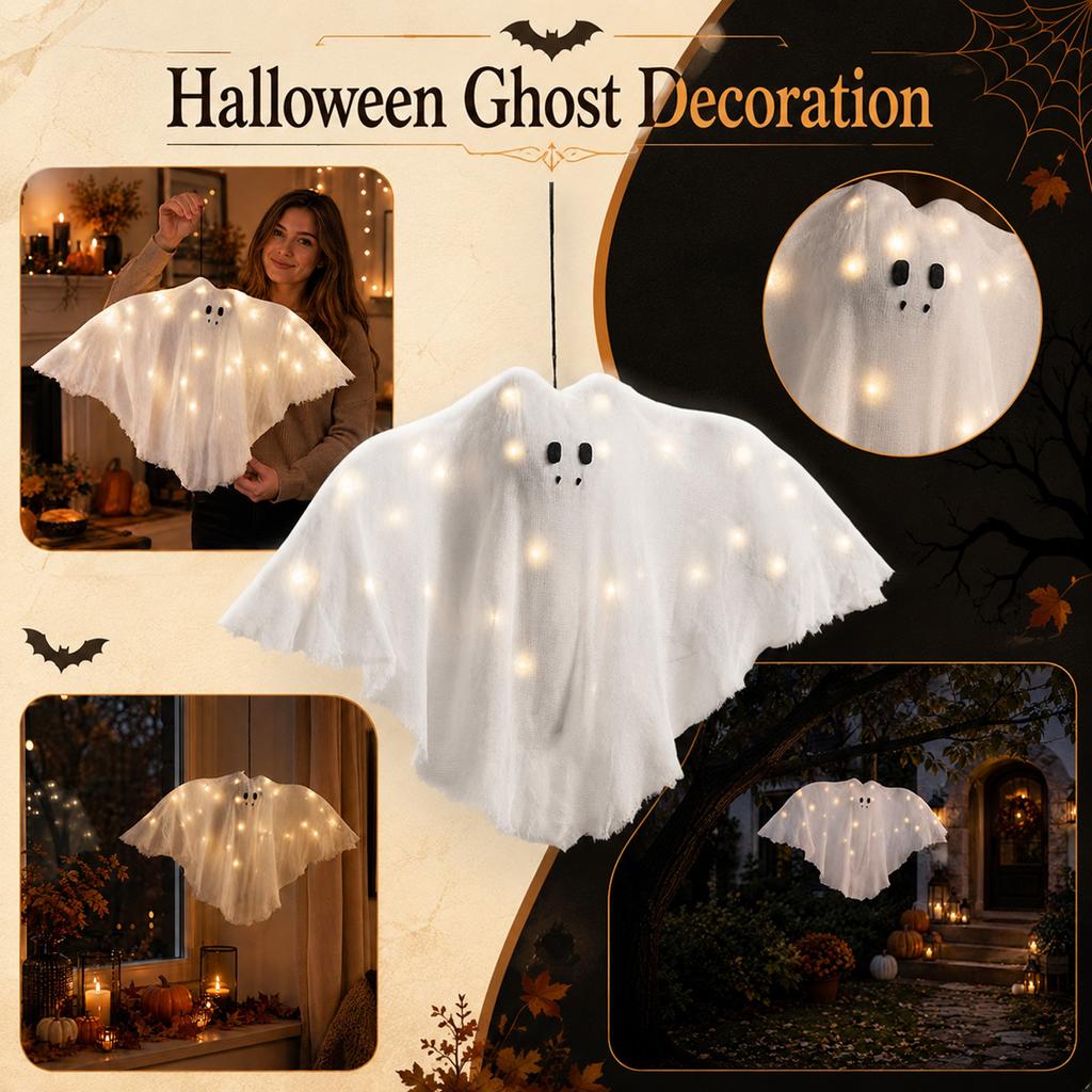 Halloween and Black Hanging Decorations for Outdoor Party Scene Decoration