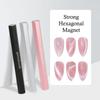 Strong Magnet Stick Hexagonal Shape Double-End Cat Eye For Uv Gel Polish Pen Magnet Nail Art Manicure Design Pen Tools