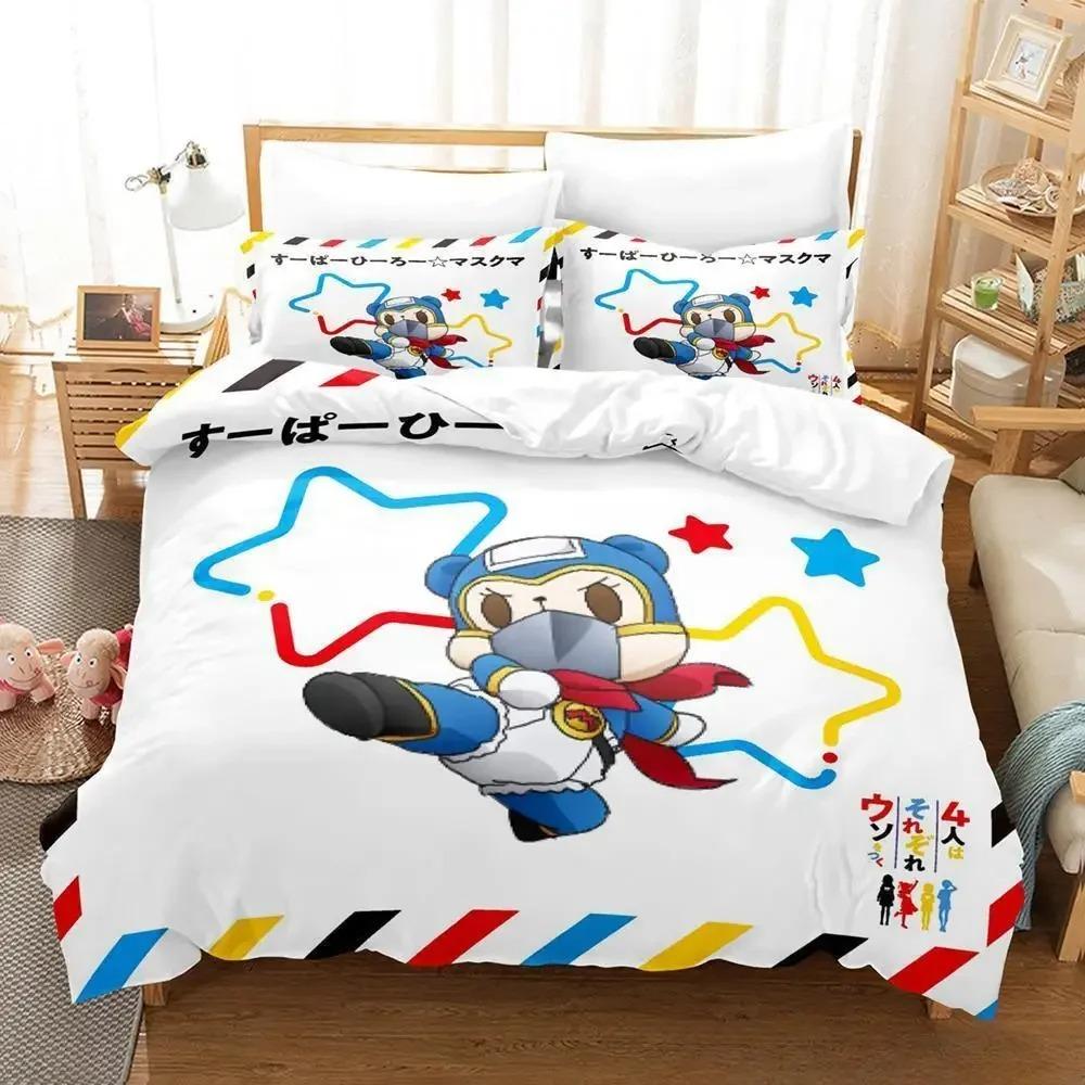 3D Anime Yo-nin Wa Sorezore Uso Wo Tsuku Bedding Set Single Twin Full Queen King Size Bed Set Adult Kid Bedroom Duvet Cover Sets