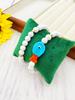 Ceramic Cute Small Fish Acrylic White Bead Bracelet Suitable for Women's Daily Wear