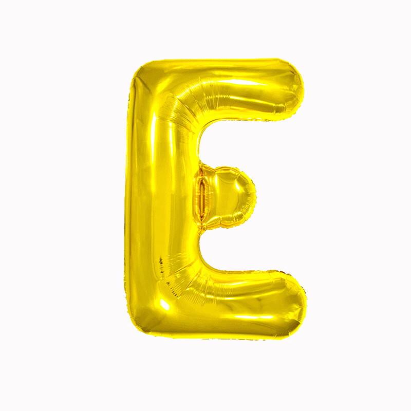 Balões de Folha Dourados com Letras Inglesas de 40 polegadas