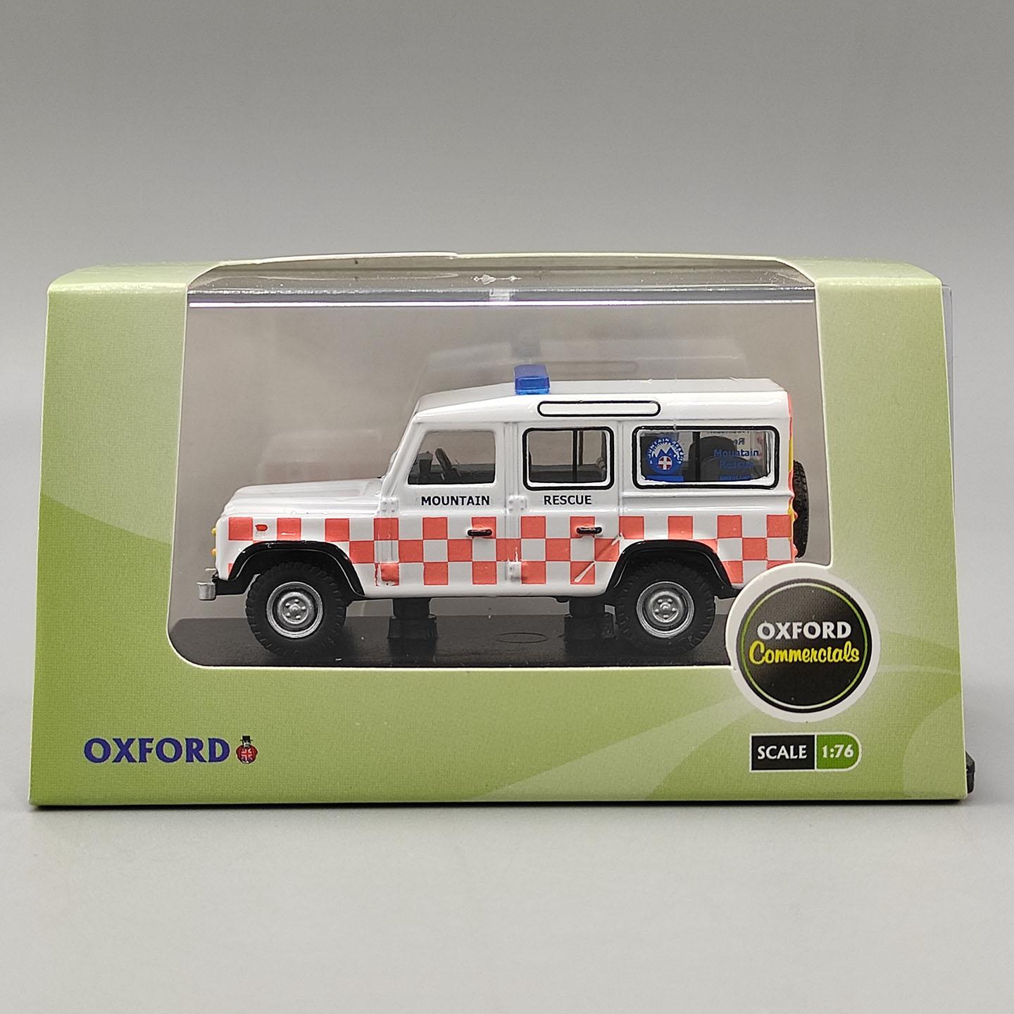 

Diecast OXFORD 1:76 Scale Mountain Rescue Jeep Alloy Car Model