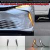 Compatible with 2024 Toyota Camry: Front Bumper Lights, Fog Lights, and LED Daytime Running Lights Mod Kit.