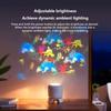 LED Ocean Projector Light 360° Rotating Dynamic Night Light USB Powered Ambient Lamp Decorative Lighting for Game,Living Room