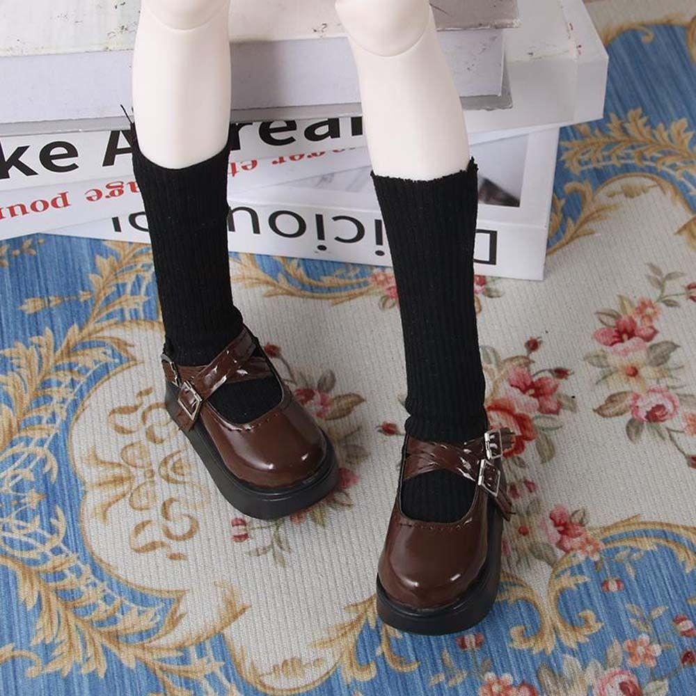 Dress Up Bjd Leather Shoes Mini Shoes 45CM Doll Shoes Birthday Gift 1/4 Dolls Shoes  Girls Gift