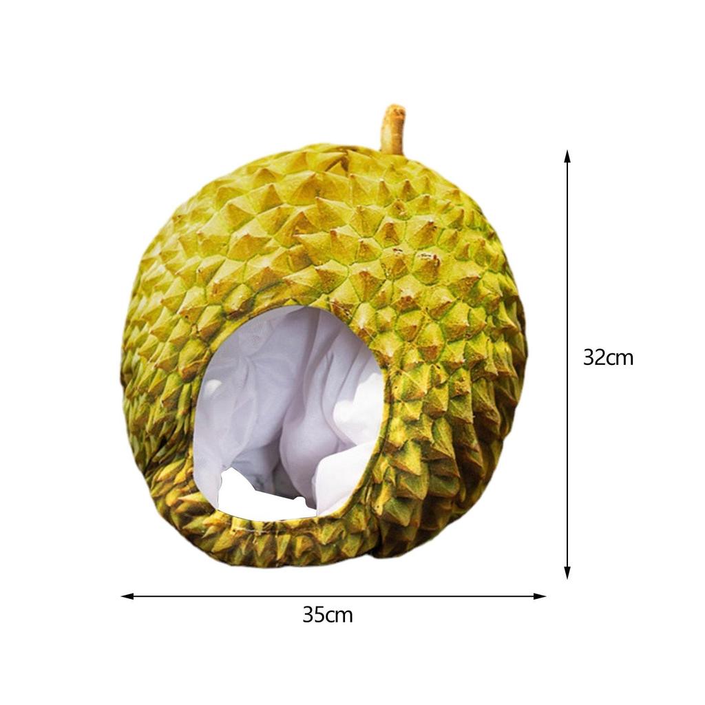 Cute Plush Hat Graduation Cartoon Fruit Hat Cute Carnival Comfortable Party Breathable Stage Performance Festival Plush Headgear