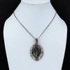 Tree Of Life Multi Fire Labradorite Pendant Copper Wire Wrapped Gemstone Pendant Handmade Pendant Amazing Copper Jewelry Gift For Engagement