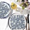 Blue Floral Tissue Colorful Printed Napkin Blue And White Porcelain Picnic Supplies Birthday Party Decoration Disposable Tissue