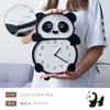 Golwis Panda Wall Clock, Cute Wall Clock with Pendulum, Stylish Animal Design, Nordic Style, Silent Analog Clock, Lightweight, Perfect Christmas Gift,