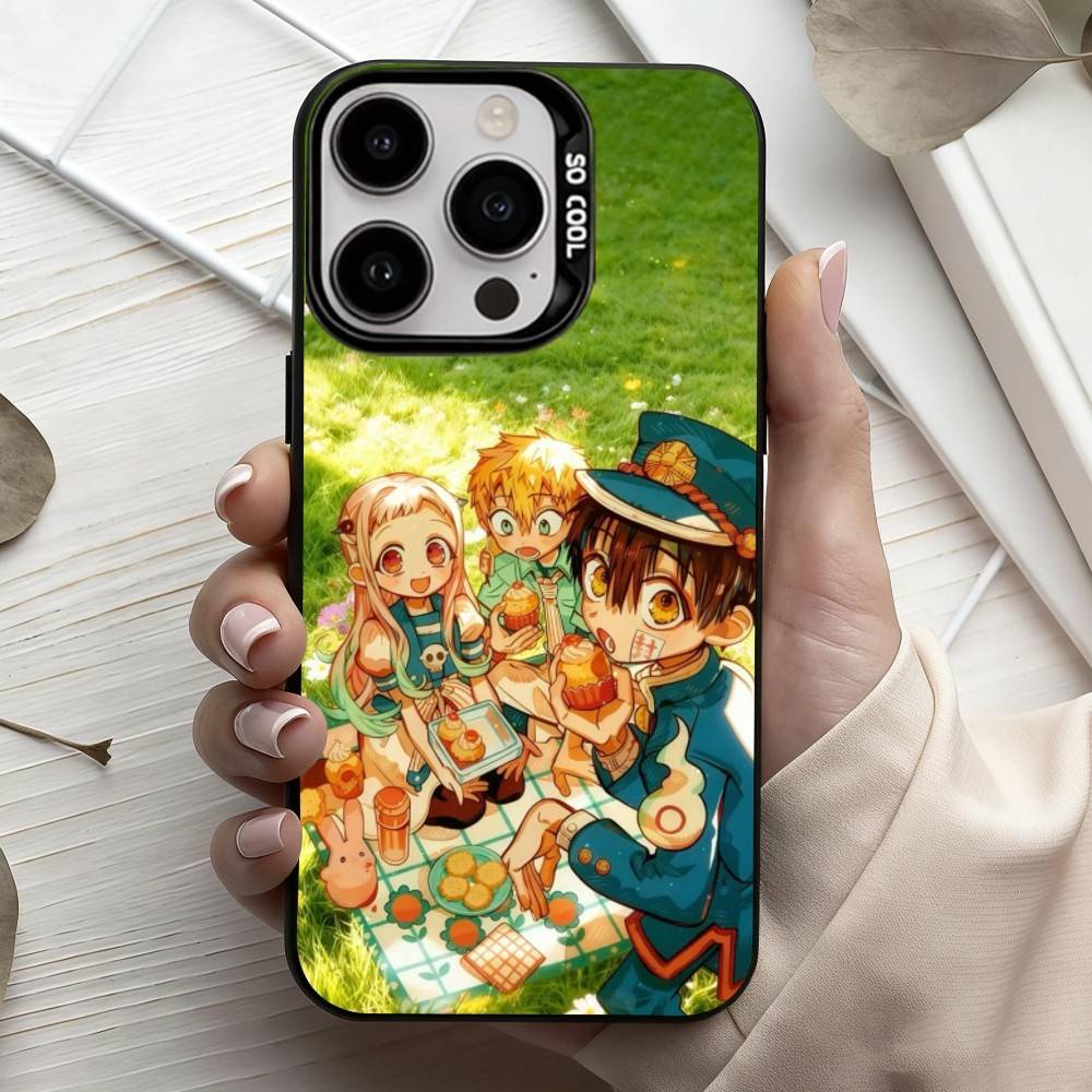 

Чехол для телефона Campus Manga Toilet-Bound Hanako-kun Для iPhone17,16,15,14,13,12,11 Plus,Pro Max Конфетный Посеребренный Внутренний Чехол iPhone13PRO