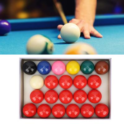 22ks 52,2mm/2,1in Sada kulečníkových koulí Snooker Billiard Pool Table Balls Set Pryskyřice Vápenný Práškový Pigment