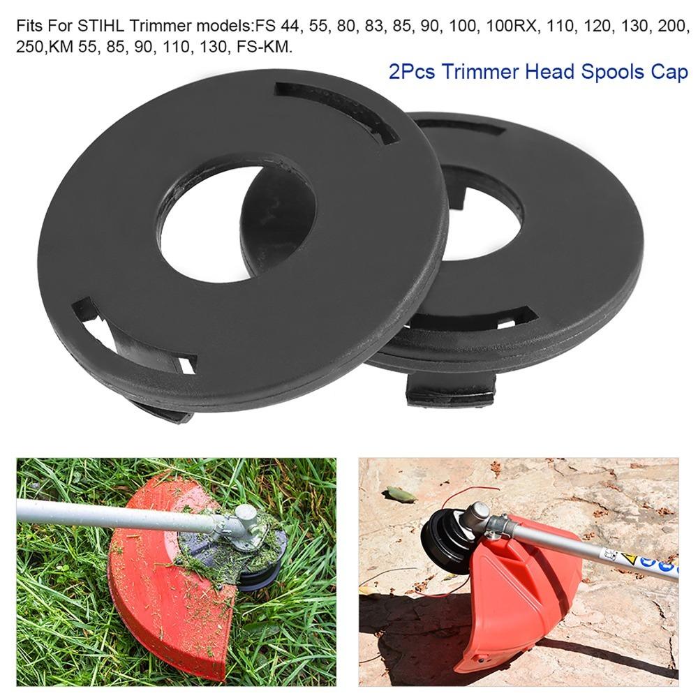 2PCS Round Spool Trimmer Spools Cover Replacement for FS 44 55 80 83 85 90 100 110 120 130
