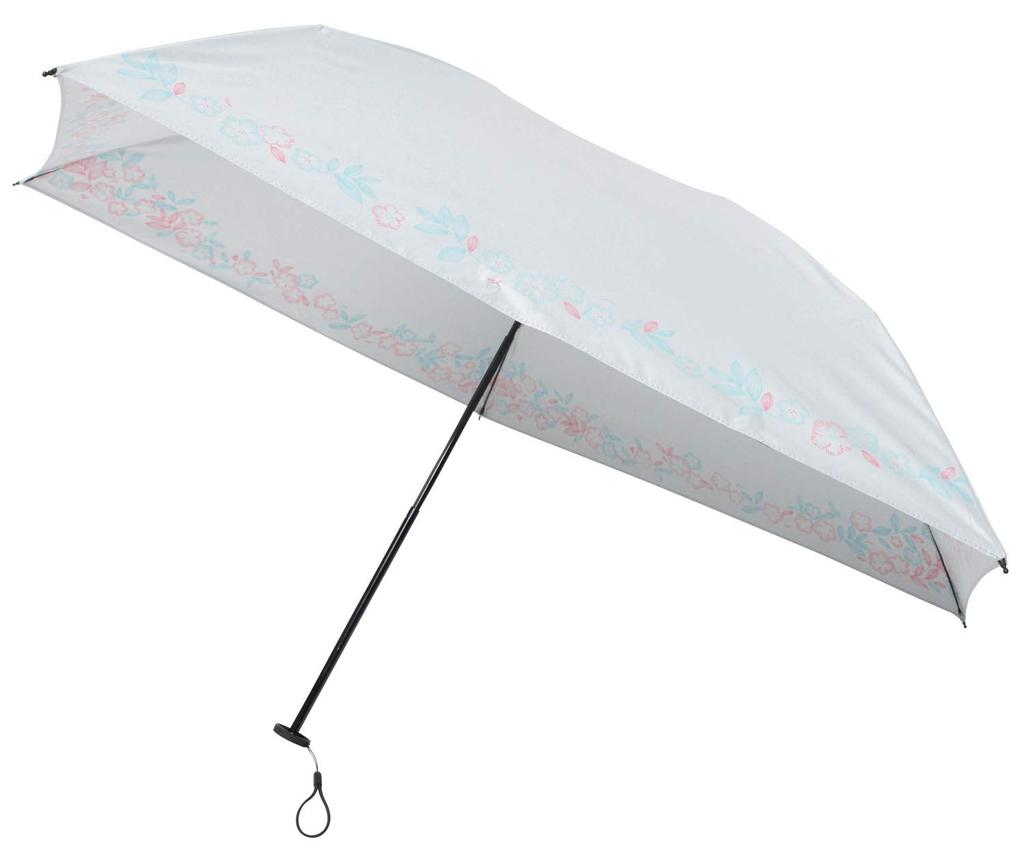 mabu Folding Light 5 Ultra Carbon Fiber Rib Compact Flower Light UV Lightweight For Both Sunny and Rainy For Folding Umbrella, Shielding/Heat