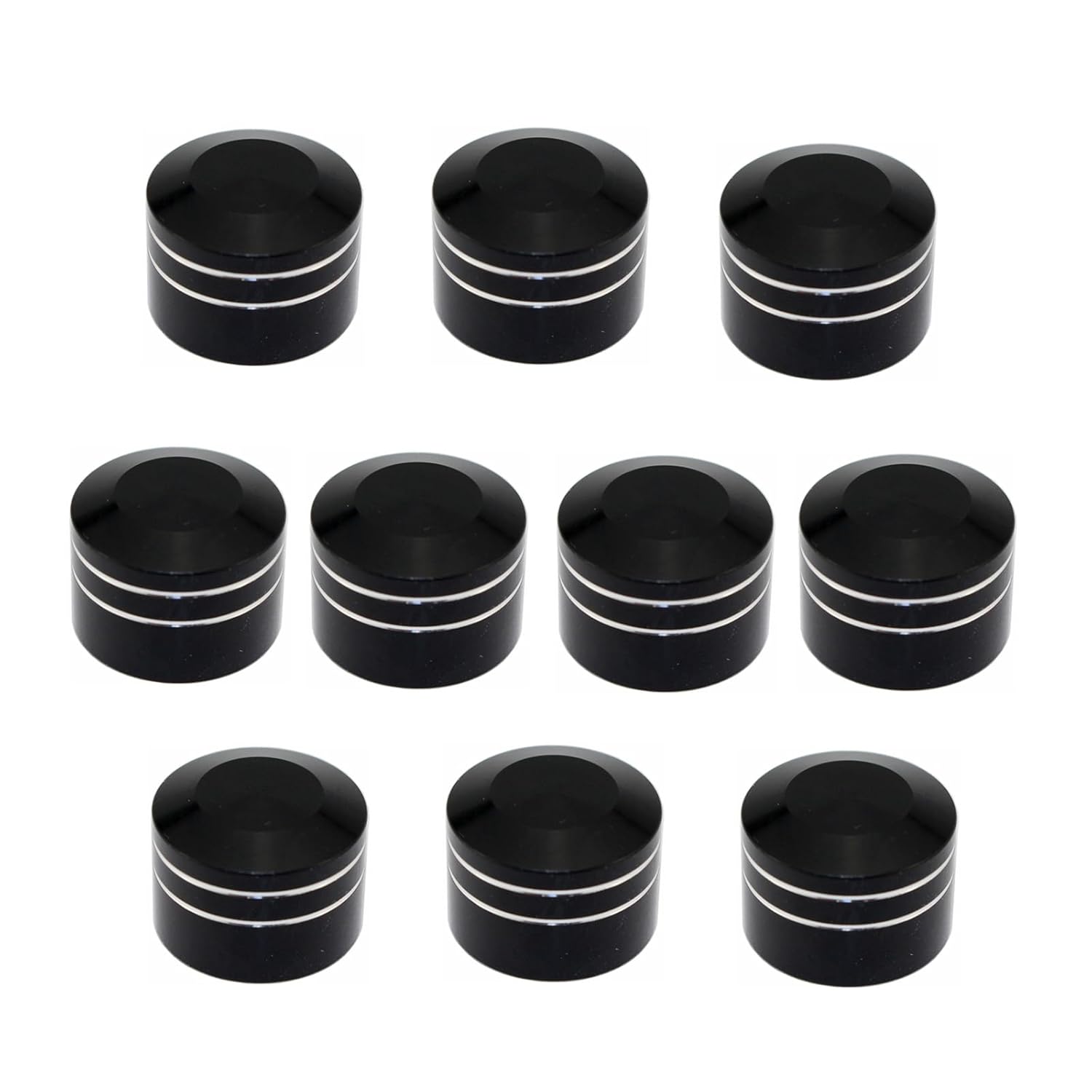 

10PCS Motorcycle Bolt Covers Aluminum Engine Topper Caps for Harley Twin Cam Touring Road King Electra Glide Street Glide Dyna Softail Sportster 883 fit 7.5-9.5mm bolt