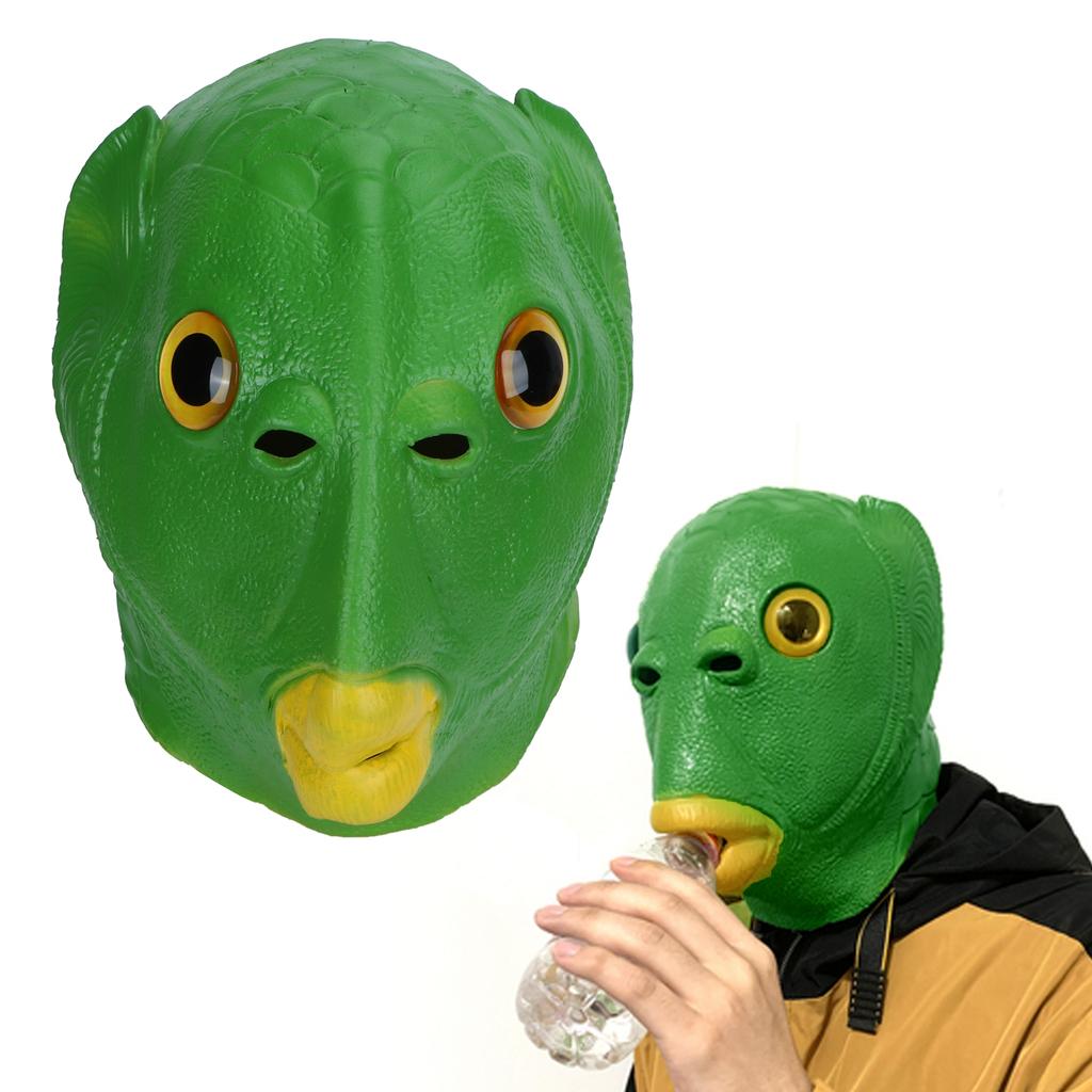 Lateksowe maski zwierzęce pokrowiec na twarz na kostium na halloween Party dla dorosłych zwierząt rekwizyt cosplay