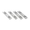 Commercial and Residential Solar System Rail Connector 4x Aluminum PV Rail Connector with Screws for 14cm Panels