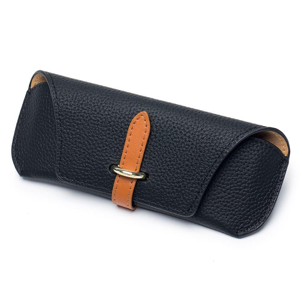 Ins Glasses Storage Bag Pu Sunglasses Pouch Portable PU Leather Glasses Bag  Travel