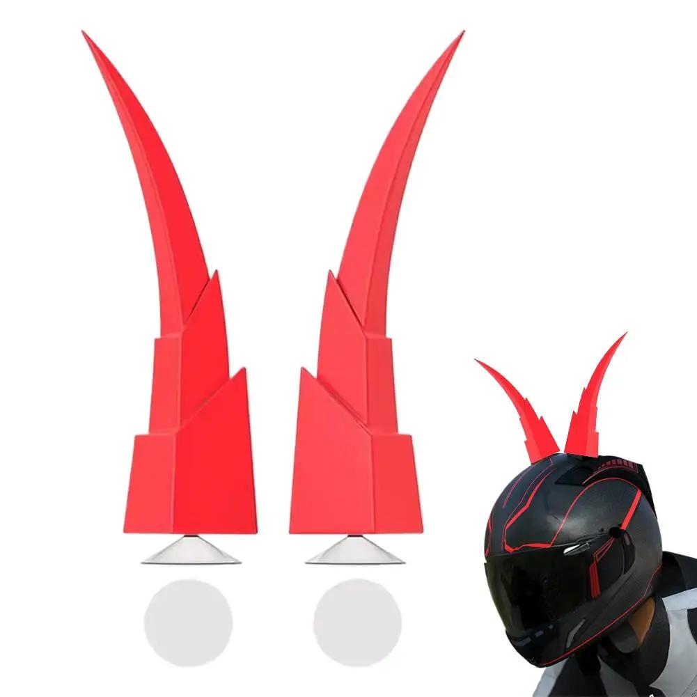 1Pair Motorcycle Helmet Devil Horns Decor Universal Suction Cup Bull Horns for Motorbike, Electric Scooter & Bike Helmet St T1V9
