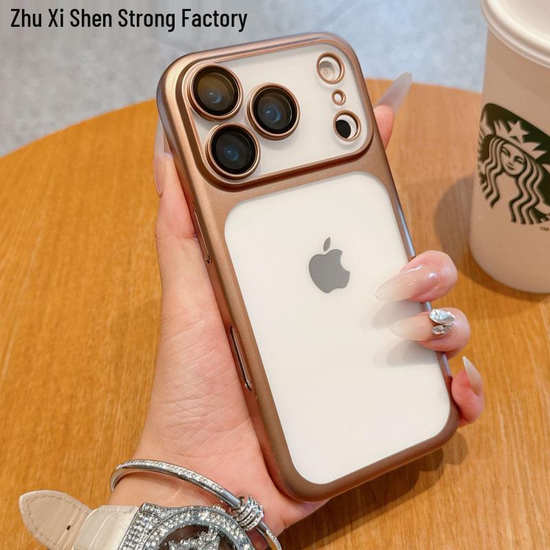iPhone 17 Pro Max Matte Case with Full Coverage Lens Protection and Anti-Fall Design