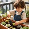 Non-slip Handle Gardening Tools 3Pcs/Set Small Wood Hand Shovel Rake Trowel Heavy Wooden Garden Duty Metal for Balcony Succulents Flower Pots Planting