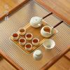 Xiaoya Kung Fu Tea Set with Tea Tray and Handle Pot - Ideal for Home, Office, or Business Gift