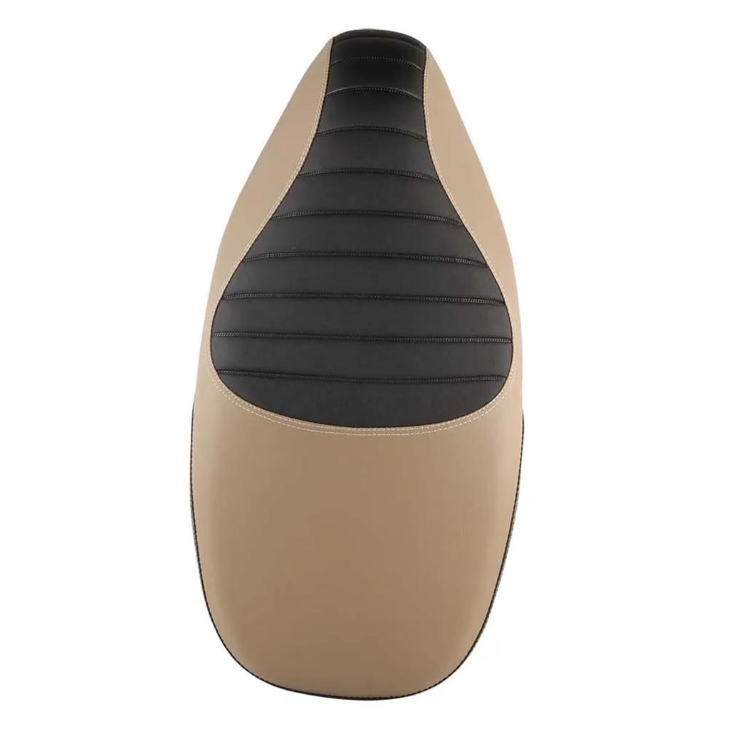 Vespa Primavera Sprint 50 125 150 250 Motorcycle Leather Anti-Slip Insulated Seat Cushion Cover Protector (brown)