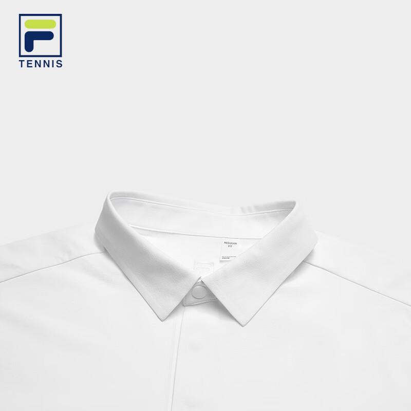 FILA Men's Knitted Short-Sleeve Polo Shirt