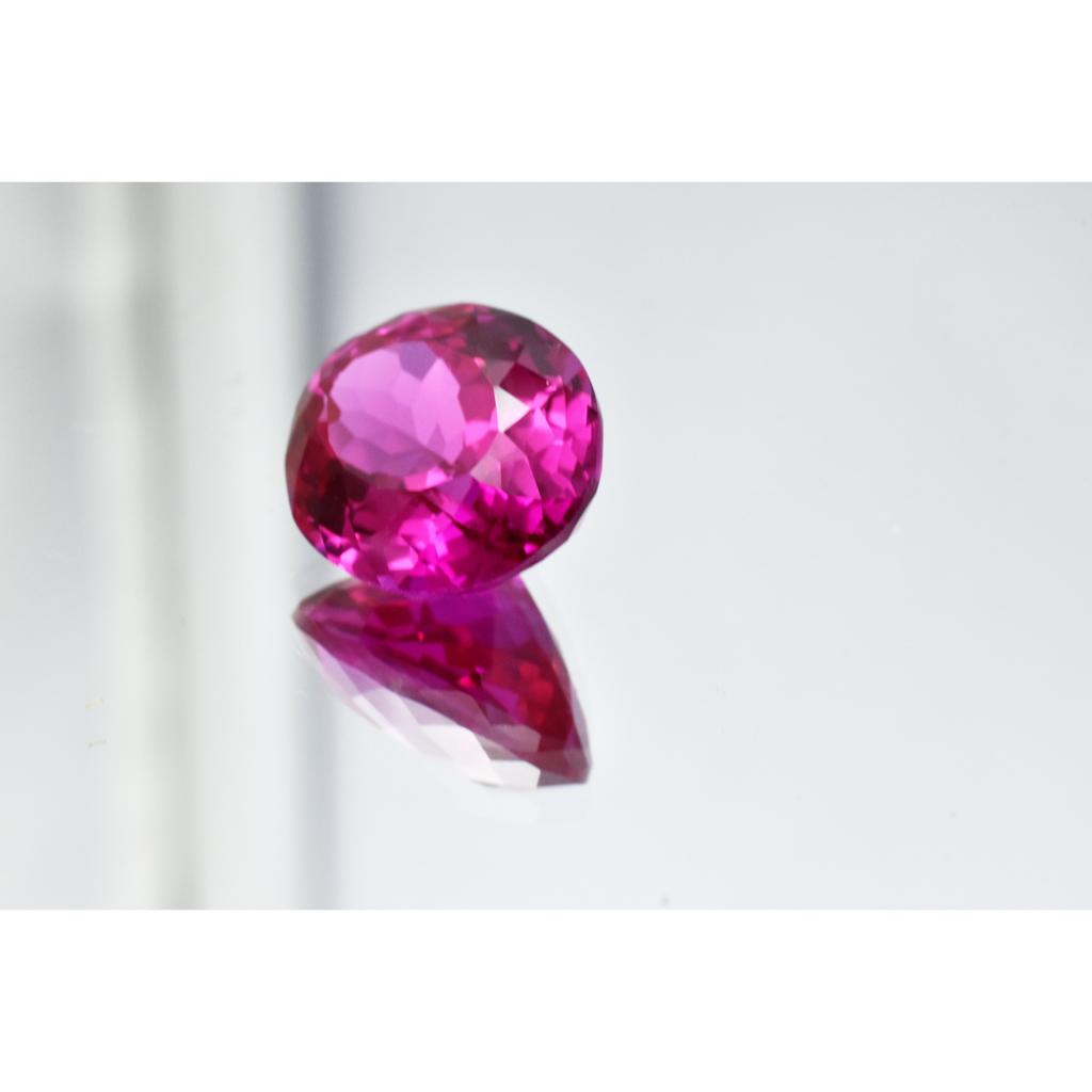 Natural Pink Sapphire Loose Gemstone Oval Shape 11.65 ct September Birthstone for Gem Collections
