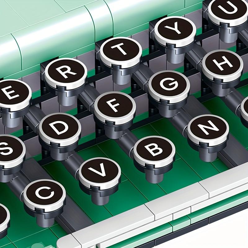 820PCS Typewriter Building Blocks Classic Creative Ideas Machine Retro Micro Bricks Model Kids DIY Toys Holiday Gifts