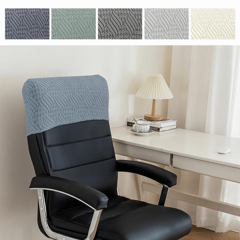 High Elasticity Chair Back Cover Solid Color Executive Chair Half Cover  for Gaming Chair Office