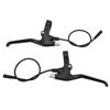 1Pair Electric Bike Brake Lever Aluminum Alloy Bicycle Brake Handle with Waterproof Plug
