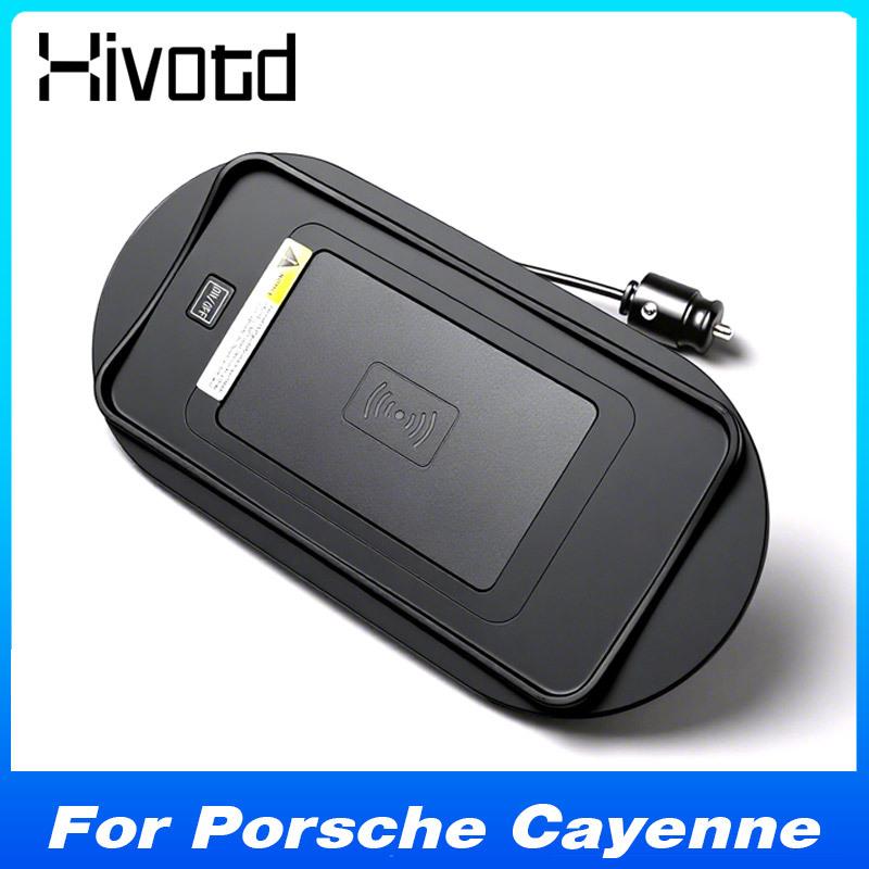 For Porsche Cayenne 2011-2017 Car Wireless Charger Fast Cell Phone Charging Plate Adapter Interior Auto Modification Accessories