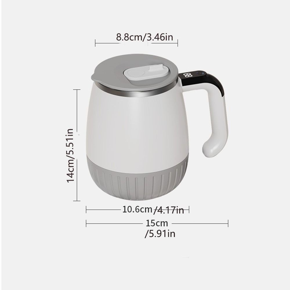 Smart Automatic Stirring Cup 316 Stainless Steel Magnetic Mixer Coffee Mug  Household Use