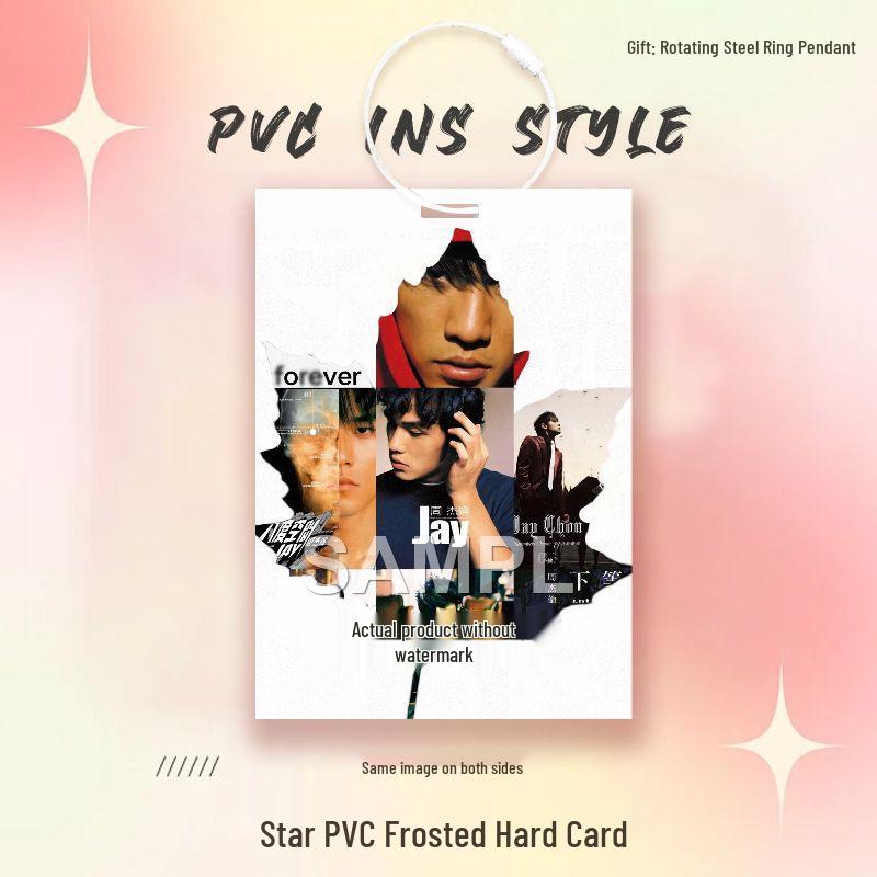 

Джей Чоу Звездная Карта ПВХ Подвеска Коллекция Идолов Аксессуар для Ита-сумки PVC Matte Hard Card (7cm x 10cm)