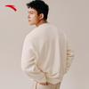 Anta Men's Winter Round Neck Fleece Pullover Sweatshirt