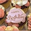 10pcs Acrylic Happy Birthday Cake Toppers Cake Decoration Disc Round Cupcake Toppers for Various Birthday Party Cake Decor
