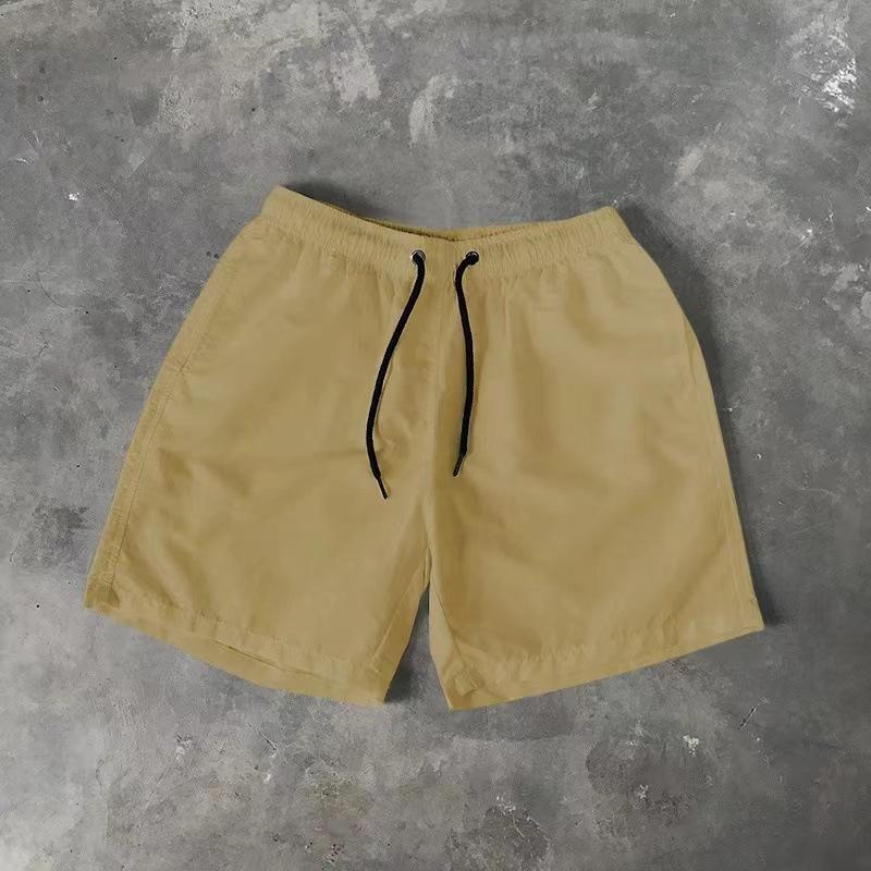 

2025 Summer Men s Candy Color Casual Beach Shorts - 10 Colors L