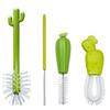 Babyflaschen-Reinigungsbürste, Baby-Schnuller-Strohwäscher, kleine Bürste, Kaktus-Modellierung, Glasbecher, Waschen, Küchen-Reinigungswerkzeug-Set