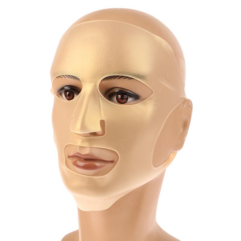 Silicone Mask Face Women Skin Care Tool Hanging Ear Face Mask Gel Sheet Reusable