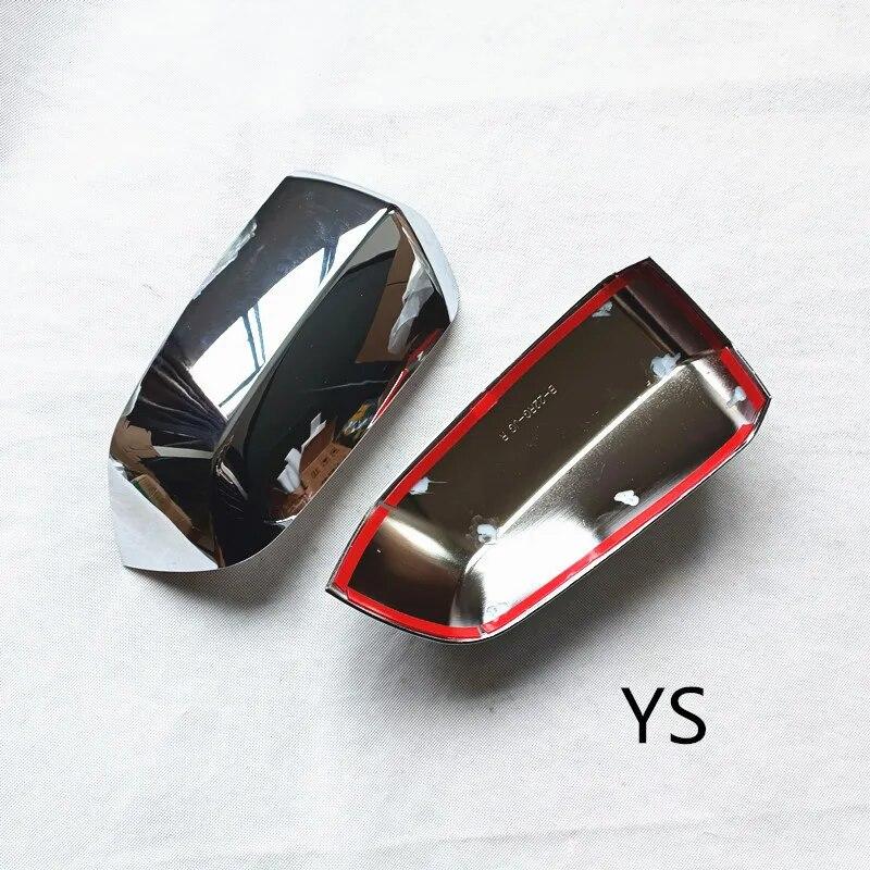 

Для Ford Ranger 2024 аксессуары автомобиля задняя часть зеркала заднего вида отделка пластиковая хромированная имитация углеродного волокна YS