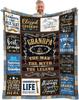 SIKLTY Throw Blanket  X  Perfect Fathers Day  Birthday Gifts for Dad from Kids Ideal Dad Gift Ideas