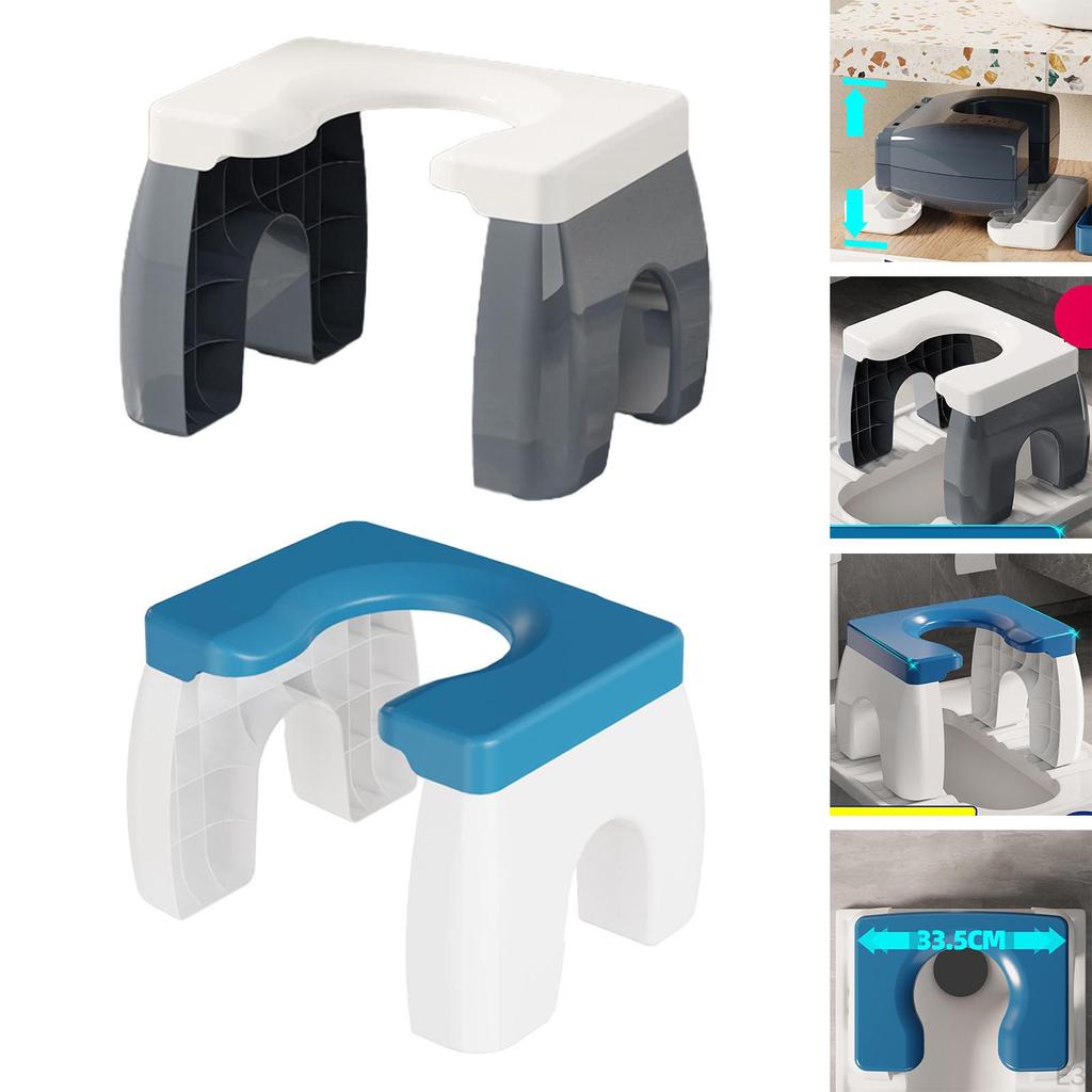 Adjustable Squatting Toilet Stool for Improved Bathroom Experience